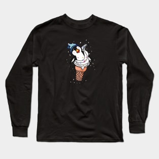 Penguiin Ice cream Long Sleeve T-Shirt